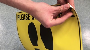 Floor Graphic Install