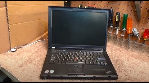 Lenovo ThinkPad R61 Laptop Computer | Initial Checkout