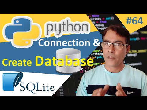 वीडियो: मैं पायथन में SQLite डेटाबेस कैसे बनाऊं?