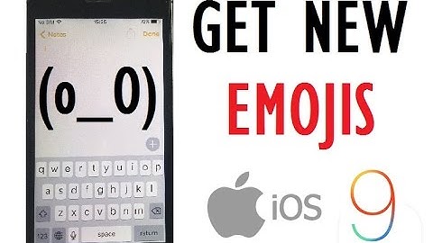 iOS 9 Tips and Tricks - Get new emojis