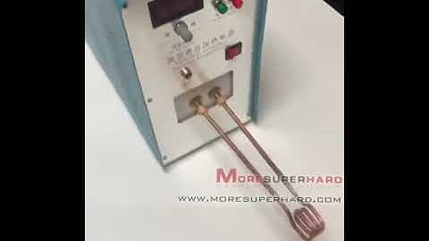 High-frequency induction heating brazing machine