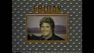 Knight Rider Nbc Just Watch Us Now 1982-83 Season