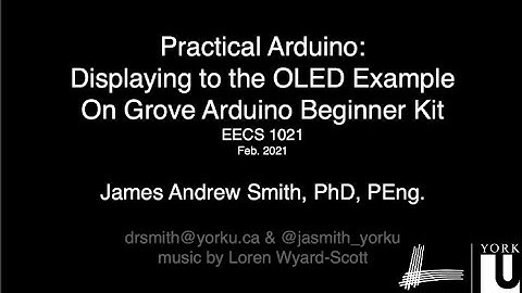 Practical Arduino: OLED Display countdown on a Grove Arduino Beginner Kit.