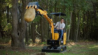 BIG Rocks vs TINY Machine | Digging Rocks with my AGT H12R  Chinese Mini Excavator