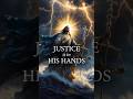 Justice Is in His Hands | A Powerful Reminder When Life Feels Unfair.🙏 ⚖️ ✨ 🌊#shorts