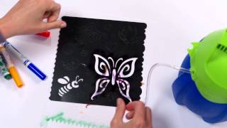 Crayola Marker Airbrush Demo