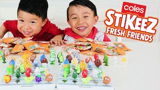 Coles Stikeez Fresh Friends Collectibles 43 Blind Bags To Bust Open