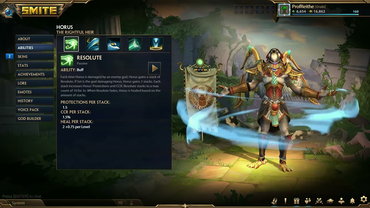 SMITE Comprehensive Guide to Horus: Building