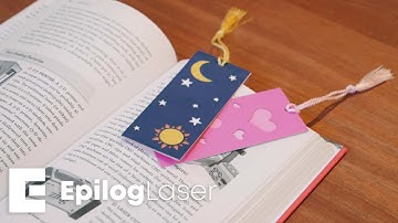Laser Cutting Layered Paper Bookmarks