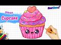 Cómo dibujar CUPCAKE - Dibujos paso a paso fáciles ????✨