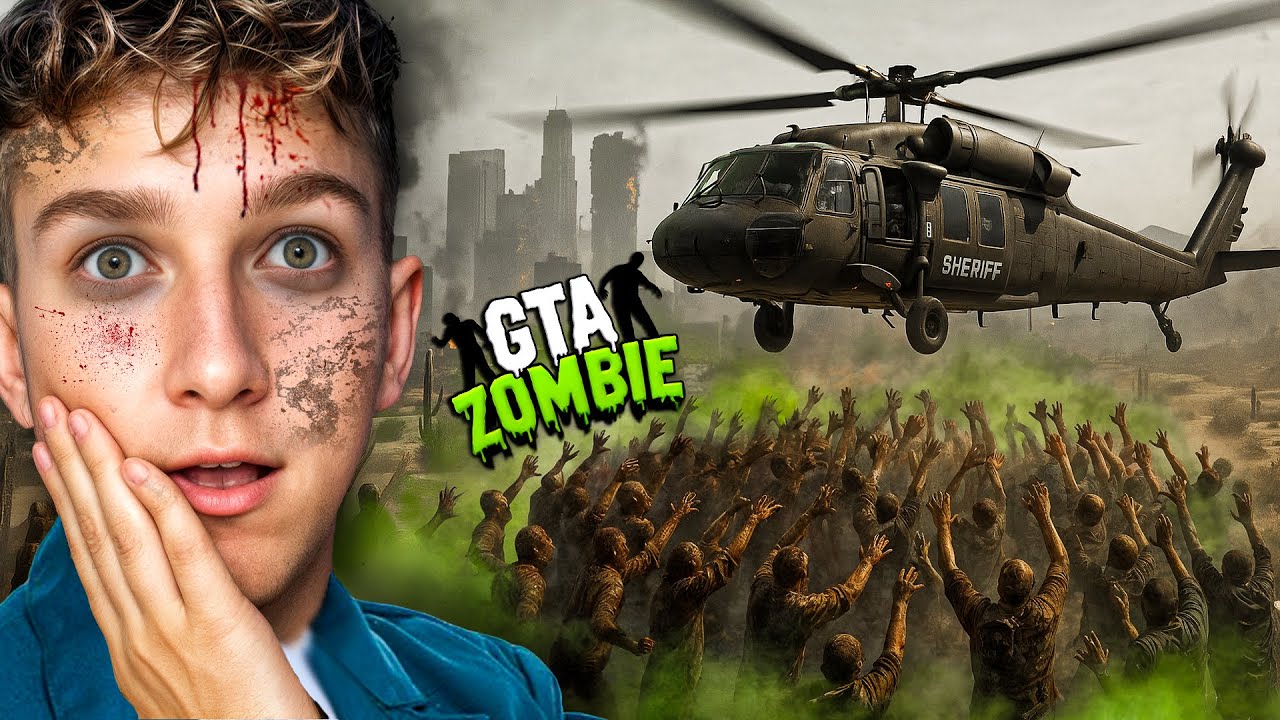 GTA V ZOMBIE #6 - MUSIELIŚMY UCIEKAĆ od MUTACJI☢️