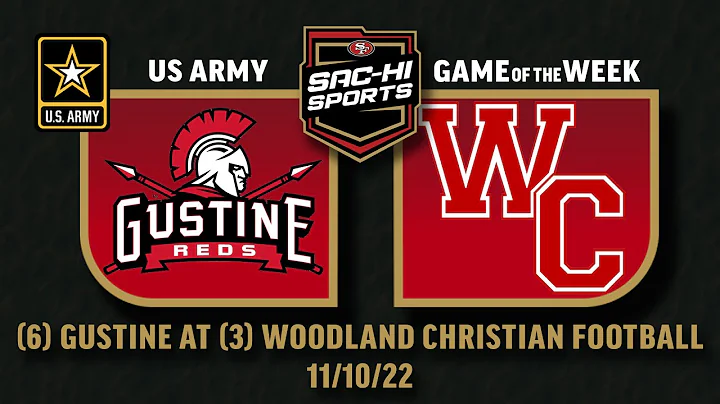 Gustine at Woodland Christian Football 11.10.22 I U.S. Army Game of the Week