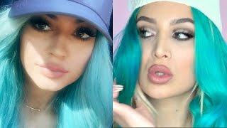Kylie jenner makeup tutorial 2015 | huge lips & lashes