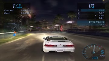 Need for Speed: Underground Gameplay Walkthrough - Acura Integra Type R Circuit Test Drive