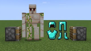 iron golem + diamond armor = ???