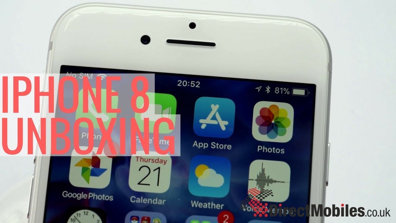iPhone 8 Unboxing and First Look