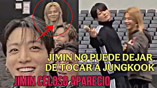 JIKOOK-¿JIMIN CELOSO? 🫠JIMIN TOCANDO A JUNGKOOK 😳