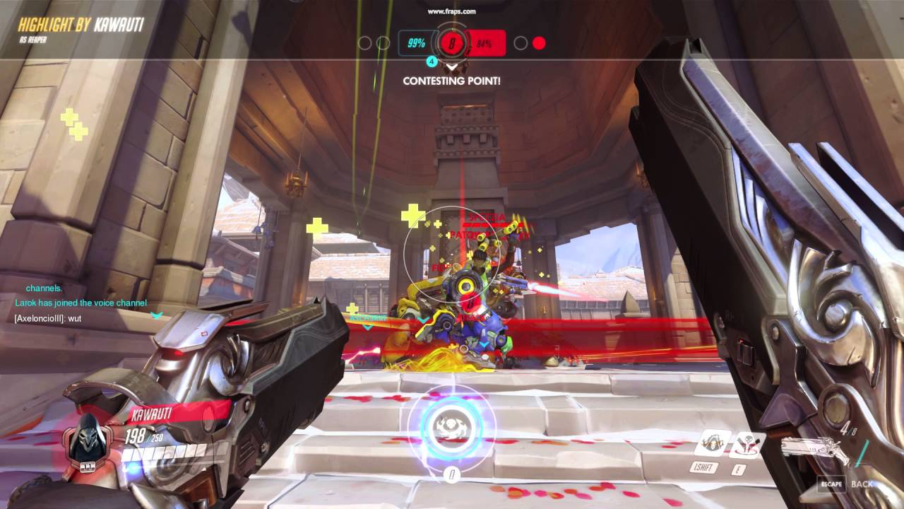 Overwatch PC BETA - Reaper Kill Streak (980ti SLI)