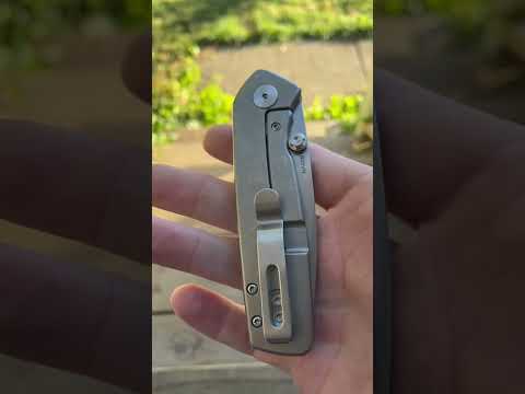 Asher Knives - Titanium Spiro in S35VN. Fantastic knife from an amazing small company!