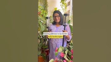 Solar garden light 💡 #solarlight #viralvideo #gardenlight #solarpower #ecofriendly #amazonfinds