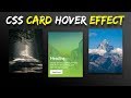 CSS Card Hover Effects | Html CSS