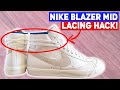 5 EASY Ways to Lace Nike Blazer Mid &#39;77 | Slip On In 1 Second!