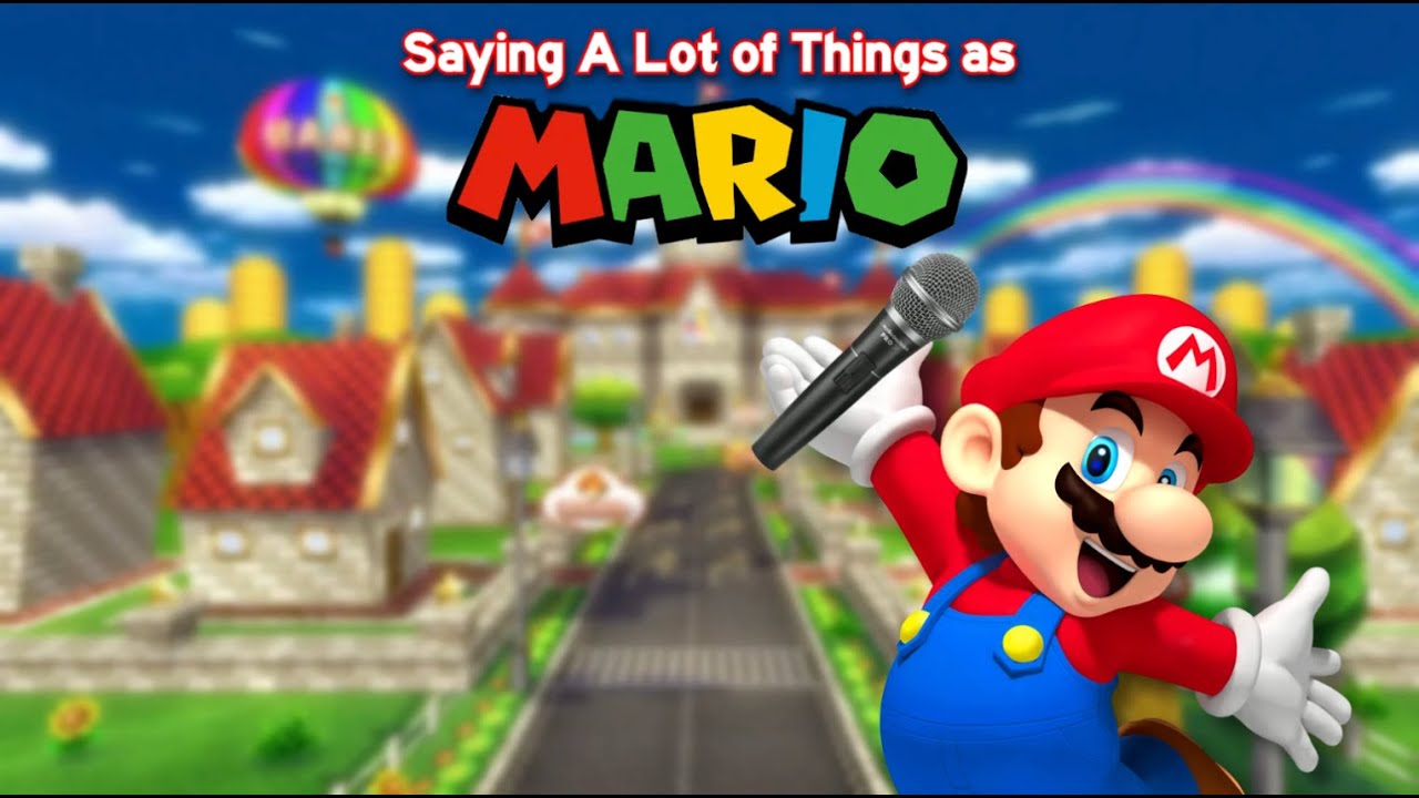 Говорю ОЧЕНЬ МНОГО всего от лица Марио.