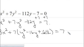 For equations of ellipses complete the square to convert from general to standard form of the equation  4