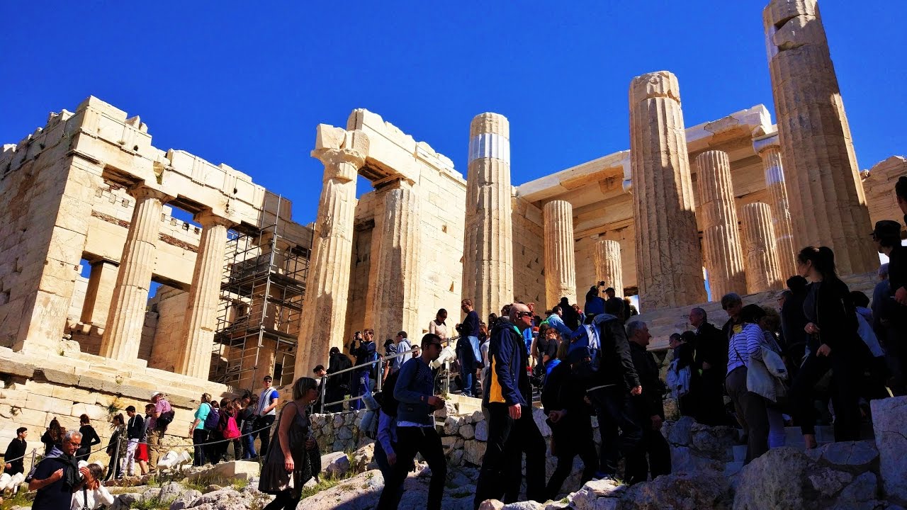 360 VR Tour | Athens | Acropolis of Athens | Propylaea | Air panoramas ...