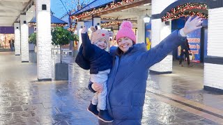 CHRISTMAS SHOPPING AT THE OUTLETS! We Got Soaked! AD