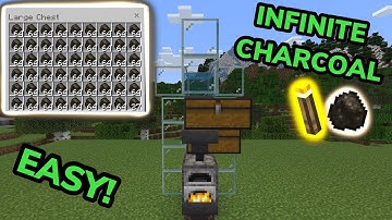 SIMPLE 1.21 CHARCOAL FARM TUTORIAL in Minecraft Bedrock (MCPE/Xbox/PS4/Nintendo Switch/PC)