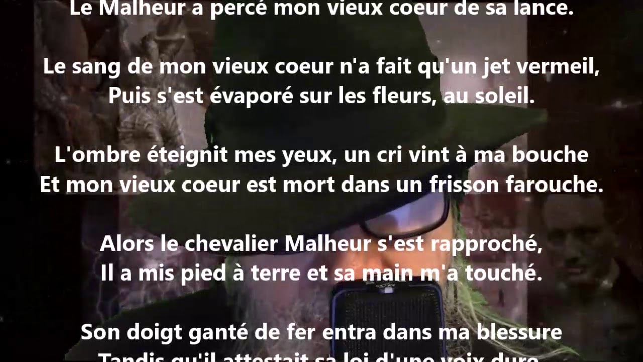 Bon chevalier masqué - Paul Verlaine lu par Yvon Jean