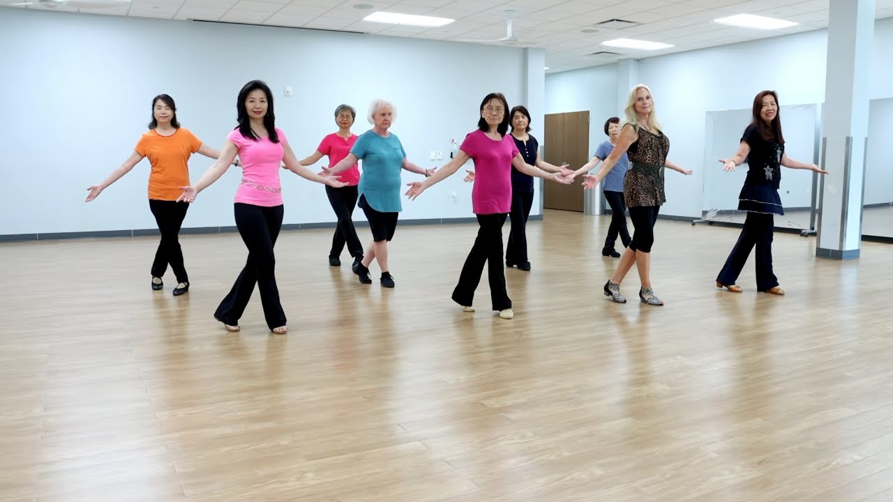 Baby Blues Cha - Line Dance (Dance \u0026 Teach in English \u0026 中文)