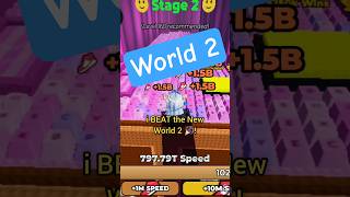 WORLD 2 How to Beat New STAGES 🏆 +1 Speed Keyboard Escape Roblox Obby