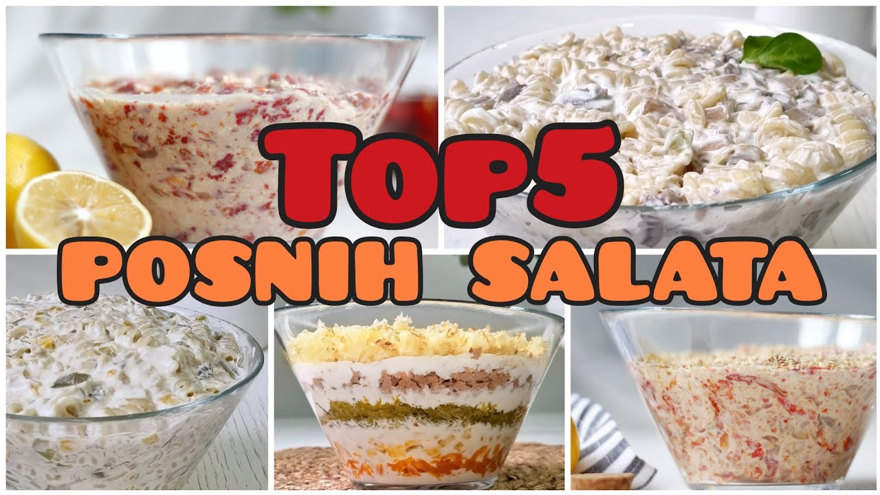 TOP 5 POSNIH SALATA za slavsku trpezu