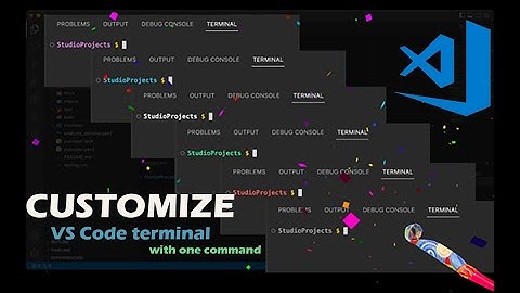How to customize VS Code terminal with one command | MacOS