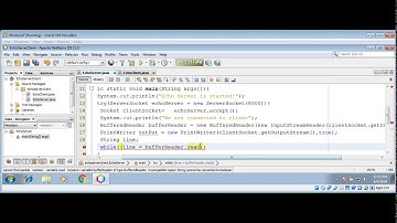 How to create Echo Server and Echo Client in Java
