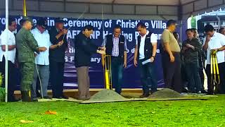 Duterte- Groundbreaking ceremony for the construction of Christine Villas