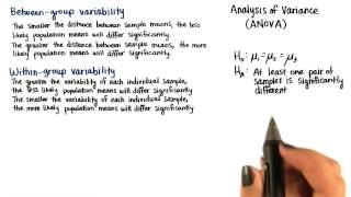 Between-Group Variability - Intro to Inferential Statistics