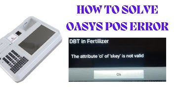 How to solve oasys errors the attribute ci skey is not valid