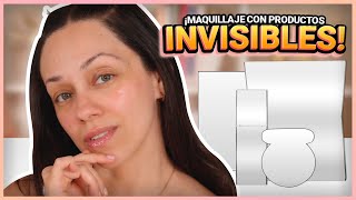 ME HAGO UN MAQUILLAJE COMPLETO CON PRODUCTOS INVISIBLES! | OMG!