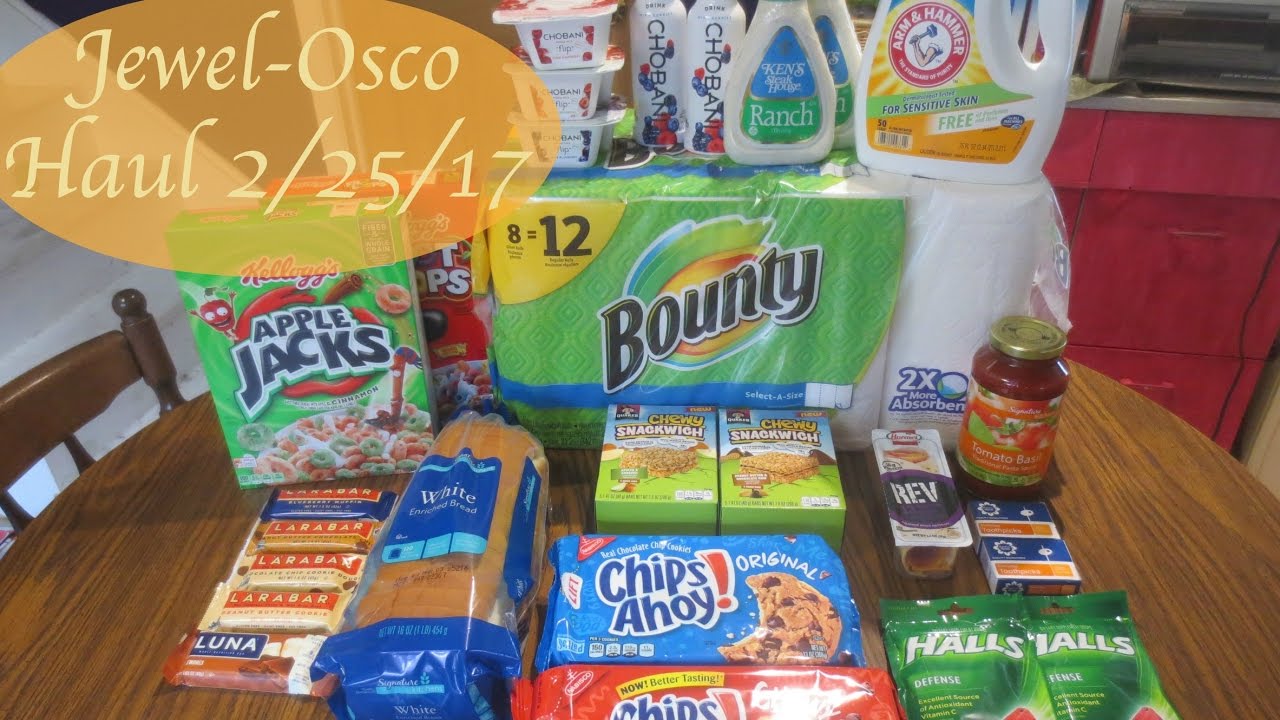 Jewel Osco Haul 2 25 17 Lots Of App Rebate Offers YouTube