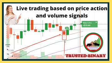 Win more than 90% trade based on price action and volume signals in binary option trading