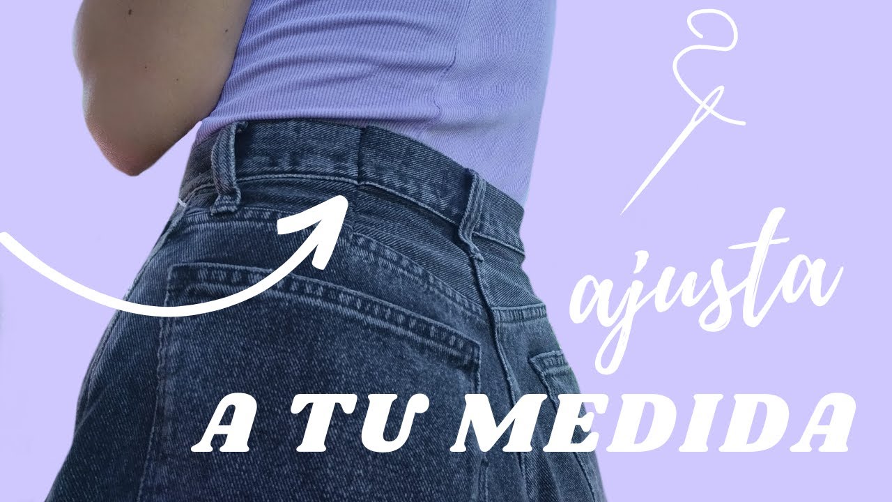 COMO ESTRECHAR TUS PANTALONES SIN MÁQUINA DE COSER 