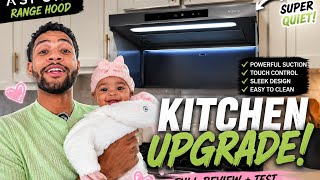 Full Dad Duties + A MAJOR Kitchen Upgrade! 👨🏾‍🍳👶🏾 | Arspura Range Hood Review News