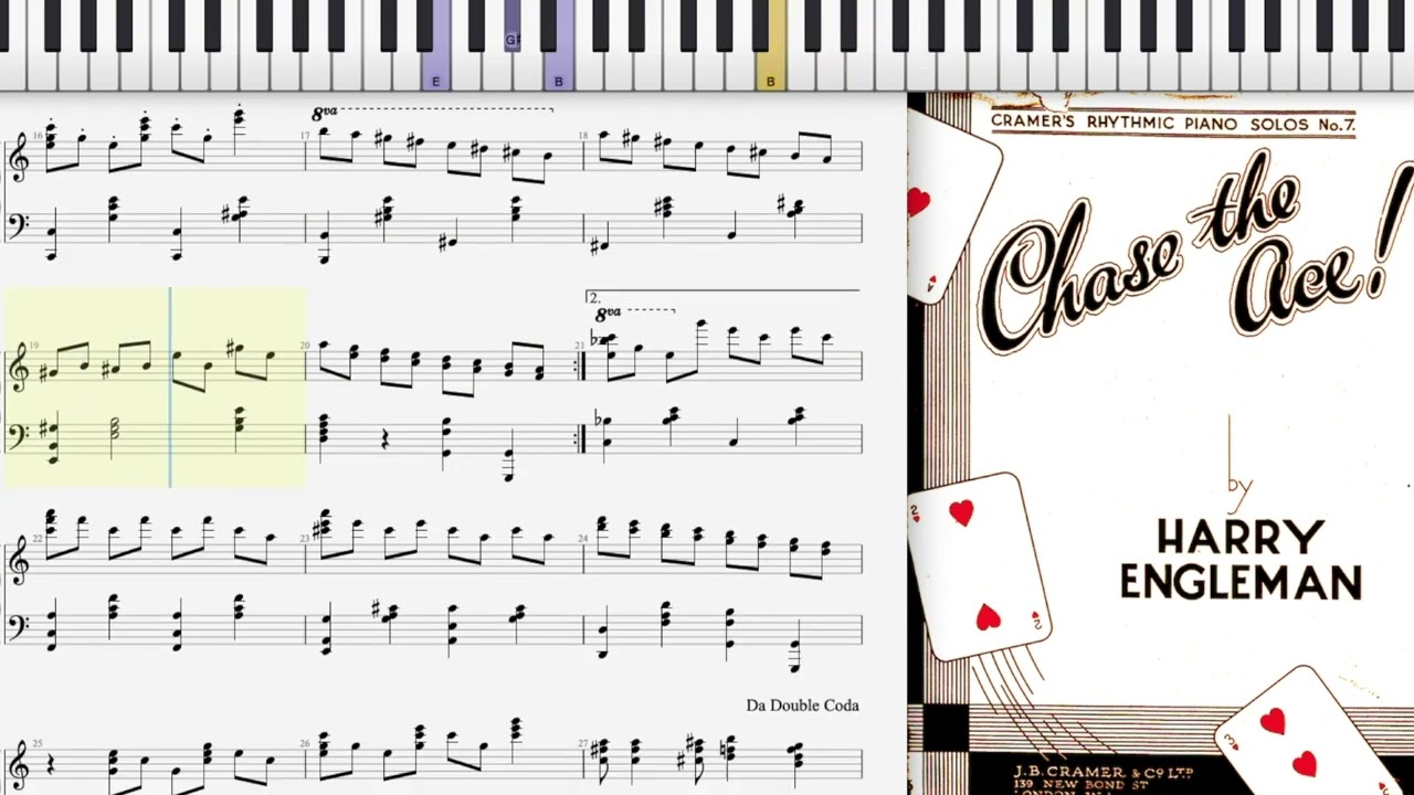 Chase the Ace! by Harry Engleman (1936, Novelty piano)