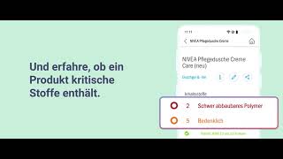 Celebrity CodeCheck: Lebensmittel & Kosmetik Produkt Scanner Wealth