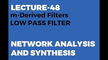m-Derived Low Pass Filter | Design Numerical