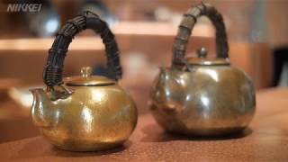 50万円のやかん 訪日客で沸く - YouTube