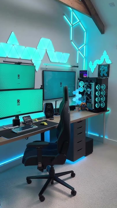 Effortlessly Stylish: Chic Programming PC Desk Setup Ideas 💻🌟 - YouTube